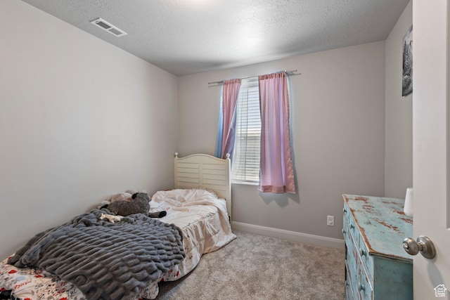 1933 E Handcart Ln N, Spanish Fork, UT 84660 - bedroom with carpet floors, baseboards, visible vents, and a textured ceiling