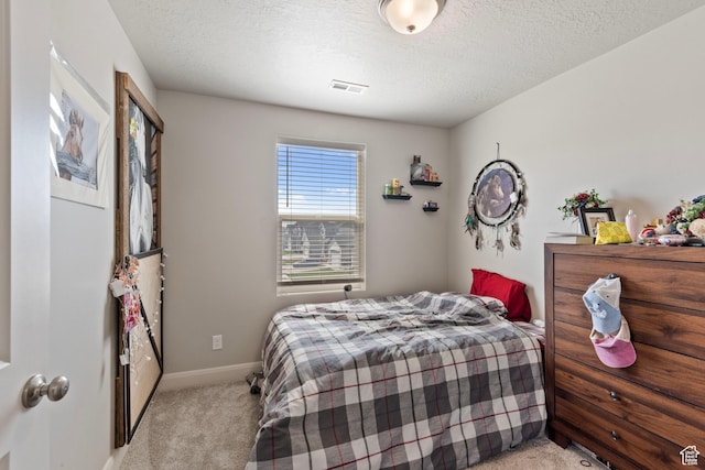 1933 E Handcart Ln N, Spanish Fork, UT 84660 - carpeted bedroom with visible vents, a textured ceiling, and baseboards