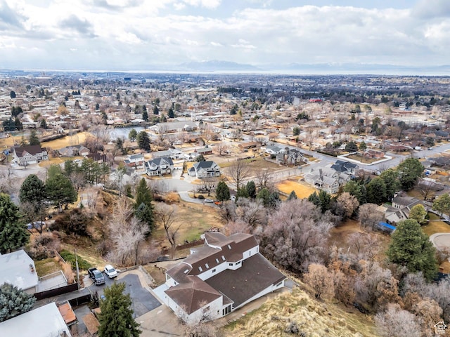 bird's eye view featuring a residential view