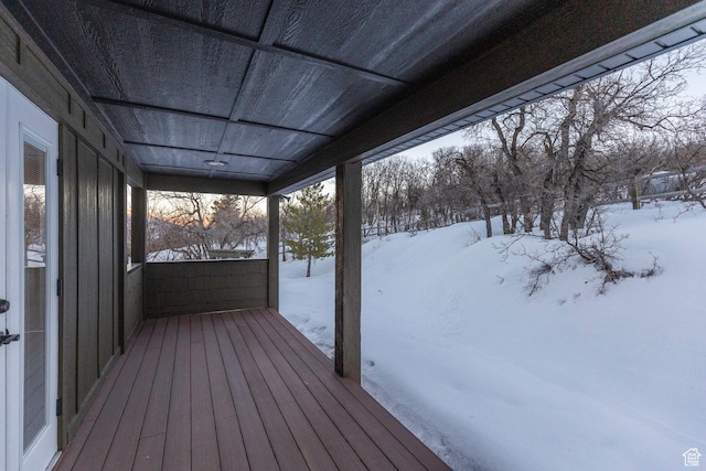 2008 N 3850 E, Eden, UT 84310 - view of snow covered deck