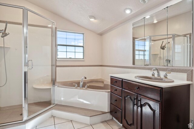full bathroom featuring a stall shower and plenty of natural light