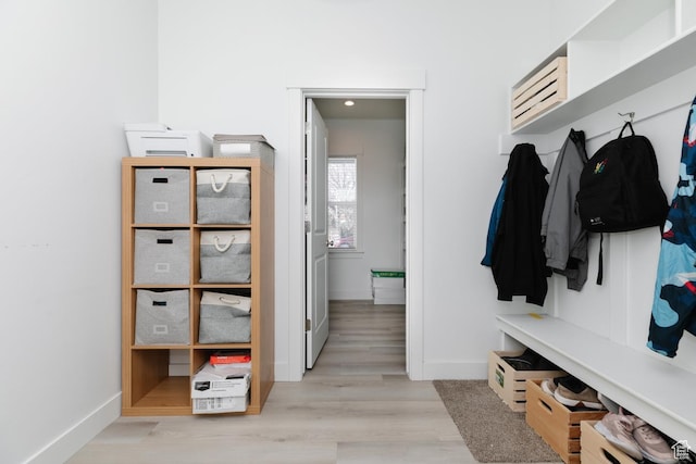 637 S 4th W, Preston, ID 83263 - mudroom with baseboards and light wood finished floors
