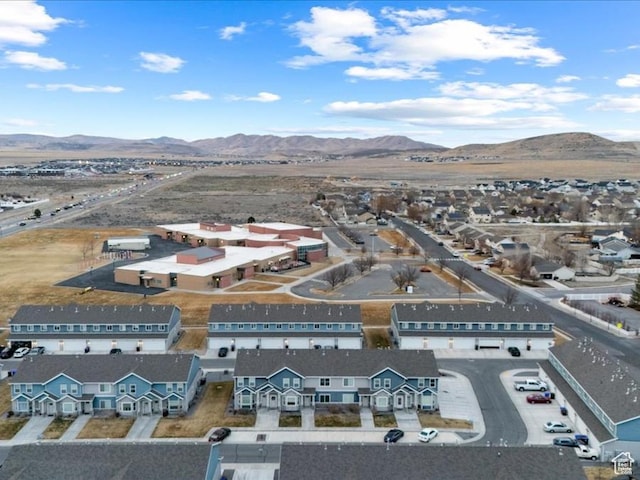 1704 E Talon Way, Eagle Mountain, UT 84005 - aerial view featuring a mountain view