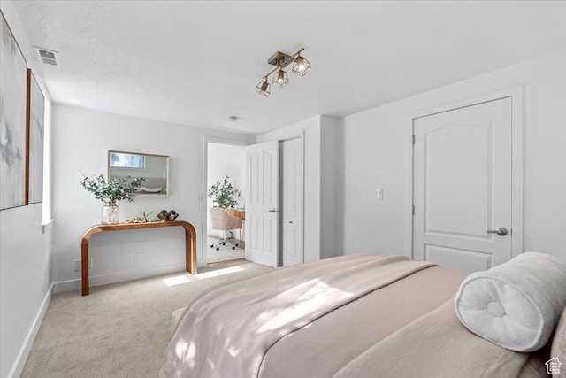 251 N Center St W, Salt Lake City, UT 84103 - bedroom with carpet floors, baseboards, and visible vents