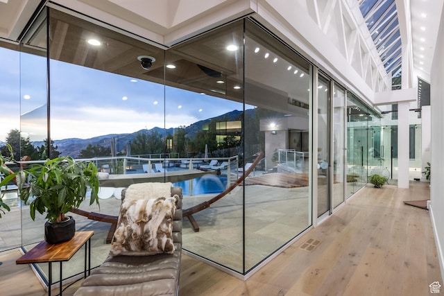 3826 E Thousand Oaks Cir, Salt Lake City, UT 84124 - view of swimming pool with a mountain view
