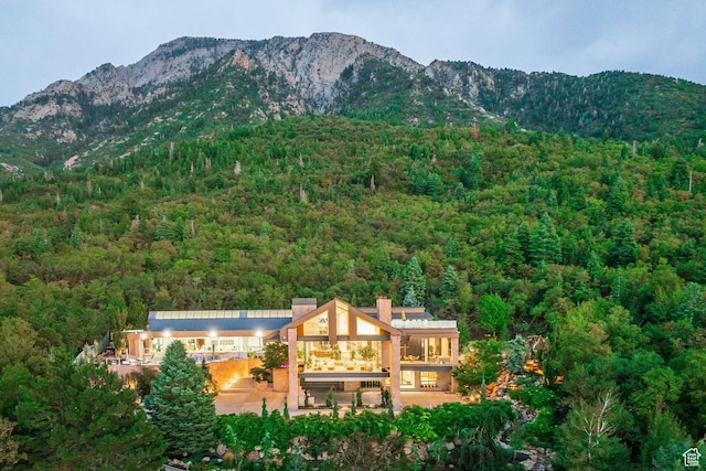 3826 E Thousand Oaks Cir, Salt Lake City, UT 84124 - property view of mountains with a view of trees