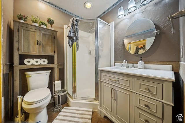 204 W Crescent View Ln N Unit 111, Tooele, UT 84074 - full bath featuring a stall shower, vanity, and toilet