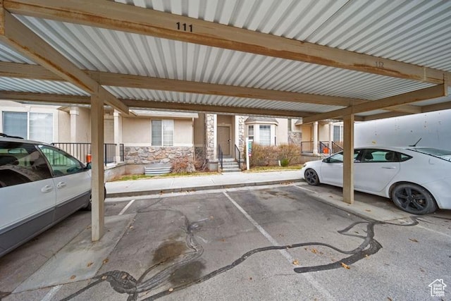 204 W Crescent View Ln N Unit 111, Tooele, UT 84074 - view of covered parking lot