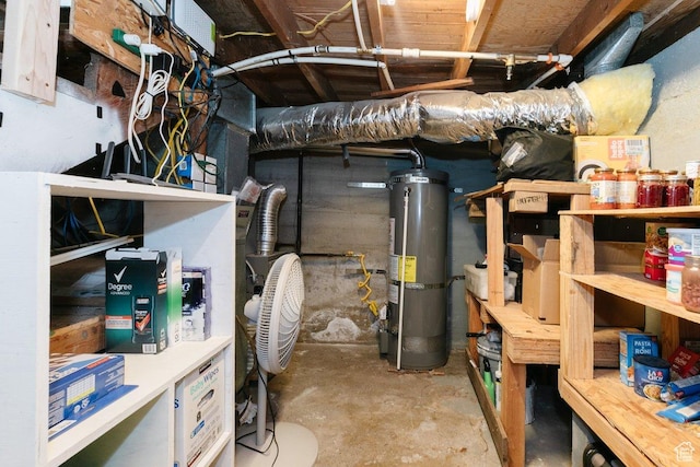 utilities featuring water heater
