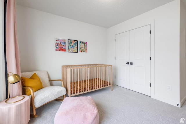 4623 N Festival Way, Eagle Mountain, UT 84005 - bedroom with baseboards, carpet floors, and a closet