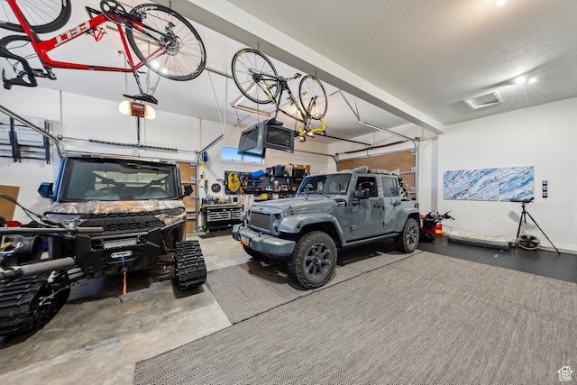 9279 E Aspen Rd, Heber City, UT 84032 - garage featuring a garage door opener