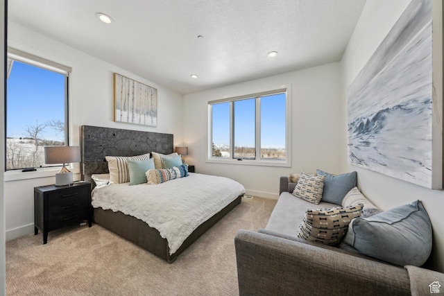 9279 E Aspen Rd, Heber City, UT 84032 - bedroom featuring light carpet and recessed lighting