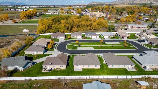 275 W 60 S, Hyde Park, UT 84318 - drone / aerial view featuring a residential view and a mountain view