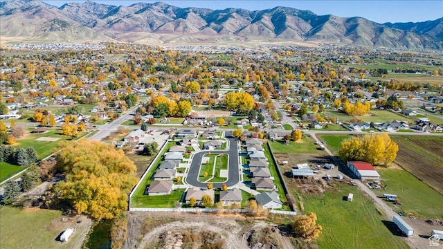 275 W 60 S, Hyde Park, UT 84318 - bird's eye view featuring a residential view and a mountain view