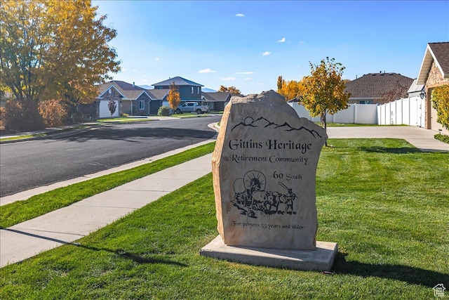 275 W 60 S, Hyde Park, UT 84318 - details with a residential view and fence