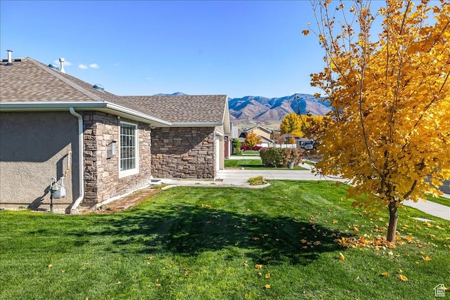 275 W 60 S, Hyde Park, UT 84318 - view of yard featuring a mountain view