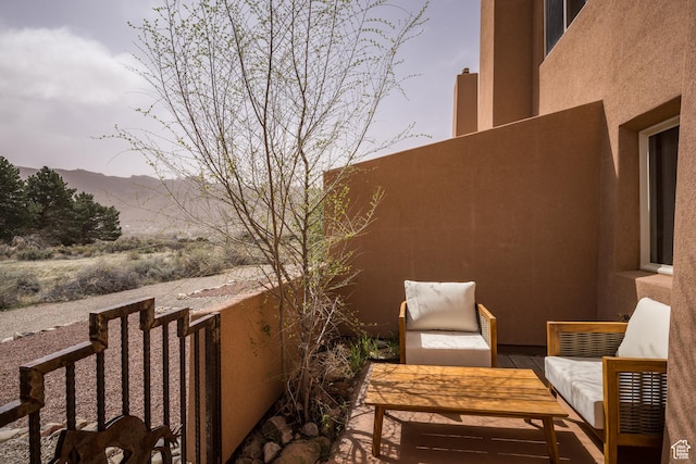3246 E Fairway Loop, Moab, UT 84532 - view of patio featuring a mountain view