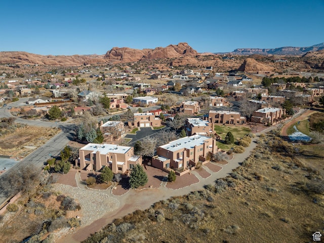 3246 E Fairway Loop, Moab, UT 84532 - bird's eye view featuring a residential view and a mountain view