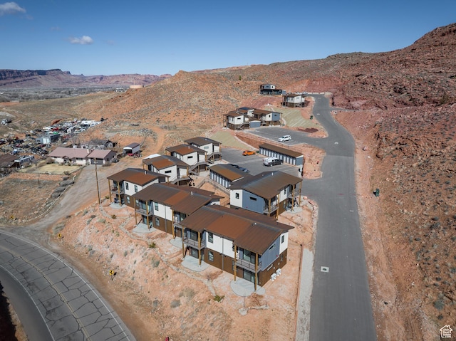 1185 S Murphy Ln Unit 105A, Moab, UT 84532 - drone / aerial view with a residential view and a mountain view