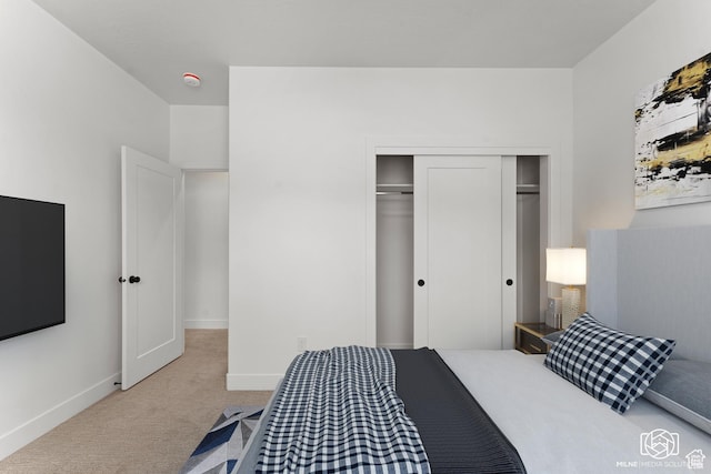 665 E 2015 N # 5E, Cedar City, UT 84721 - bedroom featuring a closet, baseboards, and carpet flooring