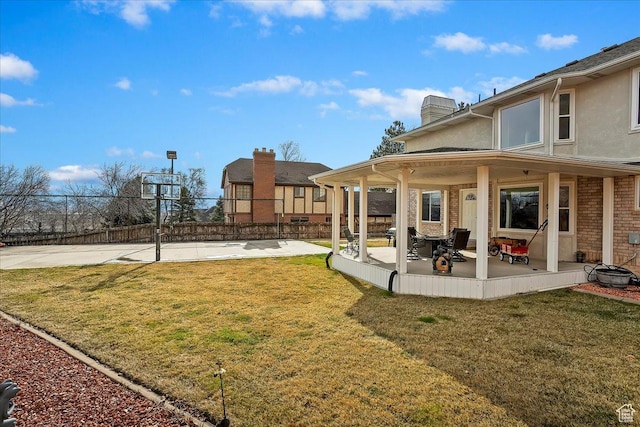 1434 Bennett Cir, Farmington, UT 84025 - view of yard with a patio area and fence