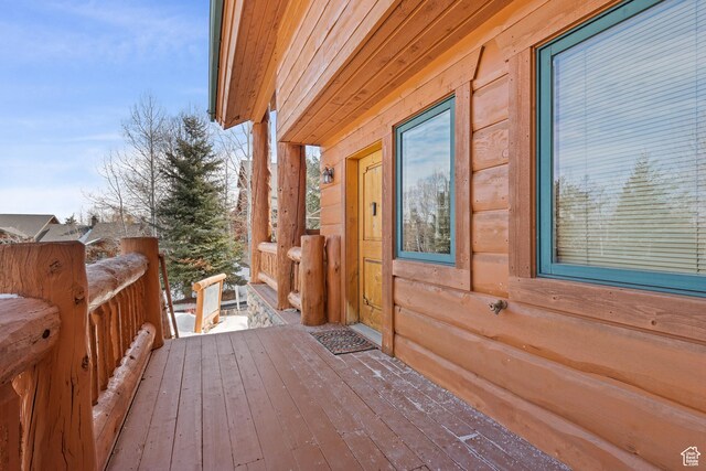 3995 N Timberwolf Ln Unit 1A, Park City, UT 84098 - view of wooden terrace
