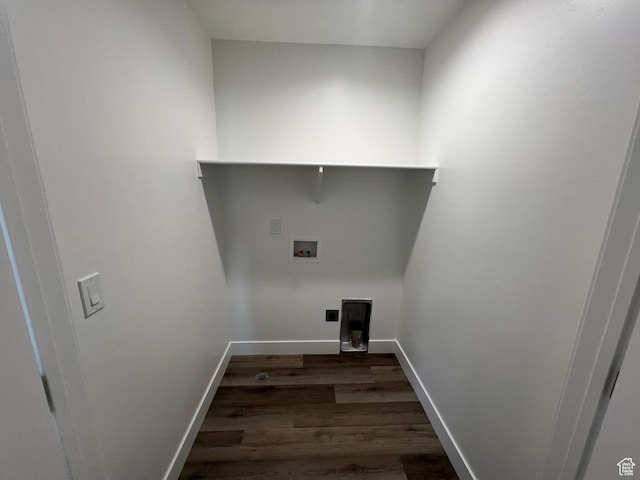 14 E 300 S, Delta, UT 84624 - clothes washing area with laundry area, hookup for a washing machine, baseboards, and wood finished floors