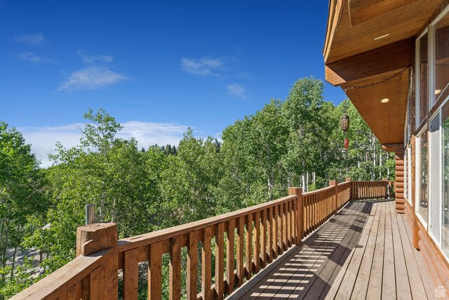 1973 W Modoc Loop, Coalville, UT 84017 - view of wooden terrace
