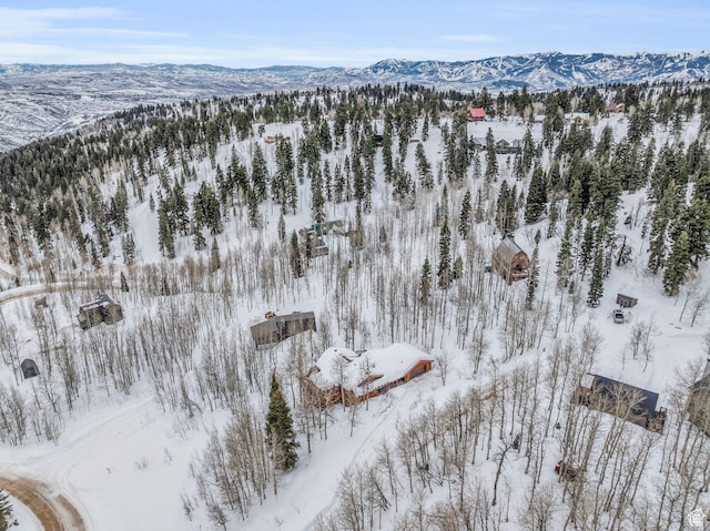 1973 W Modoc Loop, Coalville, UT 84017 - snowy aerial view with a mountain view