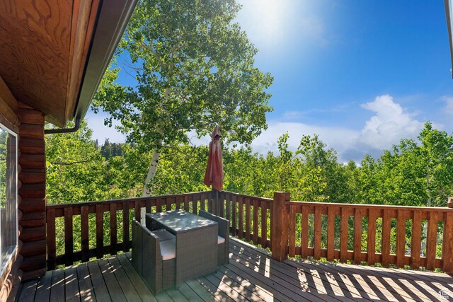 1973 W Modoc Loop, Coalville, UT 84017 - view of deck