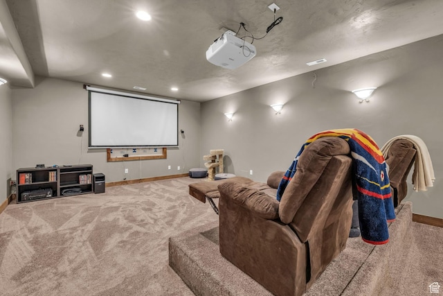 1973 W Modoc Loop, Coalville, UT 84017 - home theater with recessed lighting, carpet flooring, and baseboards
