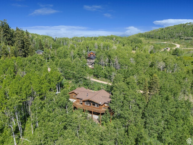 1973 W Modoc Loop, Coalville, UT 84017 - view from above of property featuring a heavily wooded area