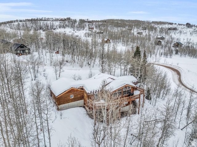1973 W Modoc Loop, Coalville, UT 84017 - view of snowy aerial view