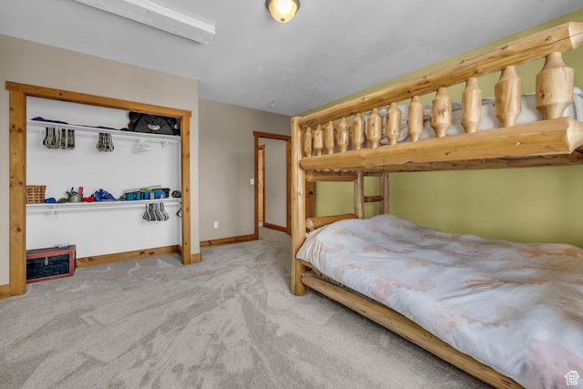 1973 W Modoc Loop, Coalville, UT 84017 - bedroom with carpet floors, a closet, and baseboards