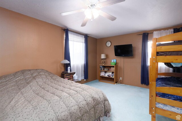 86 E 1000 S, Panguitch, UT 84759 - bedroom with a ceiling fan and carpet flooring