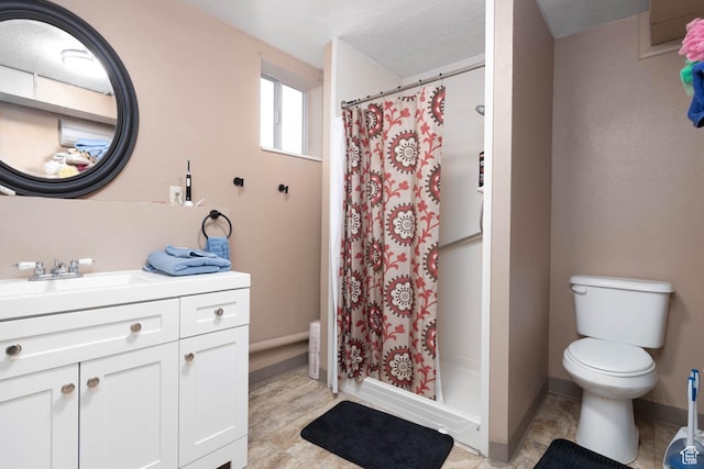 86 E 1000 S, Panguitch, UT 84759 - full bath featuring baseboards, a shower stall, toilet, and vanity
