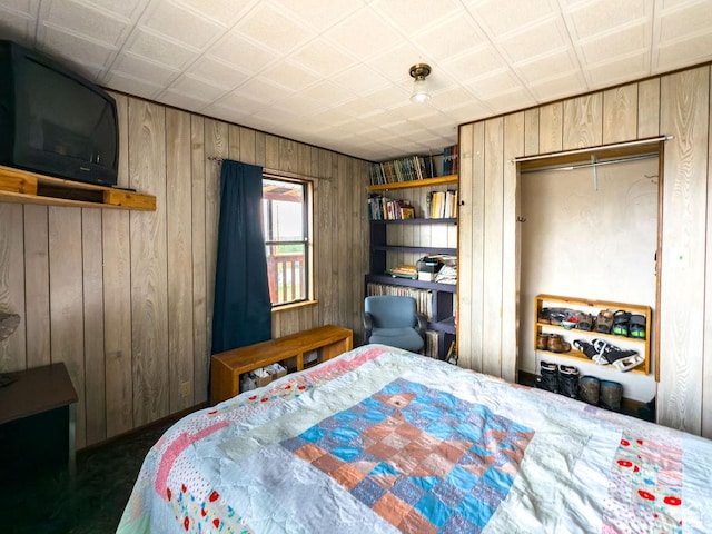 138 W 100 N, East Carbon, UT 84520 - bedroom with wooden walls