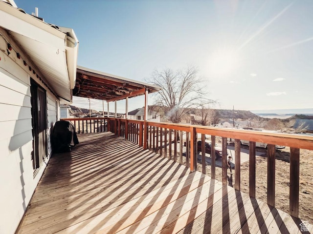 138 W 100 N, East Carbon, UT 84520 - view of wooden terrace