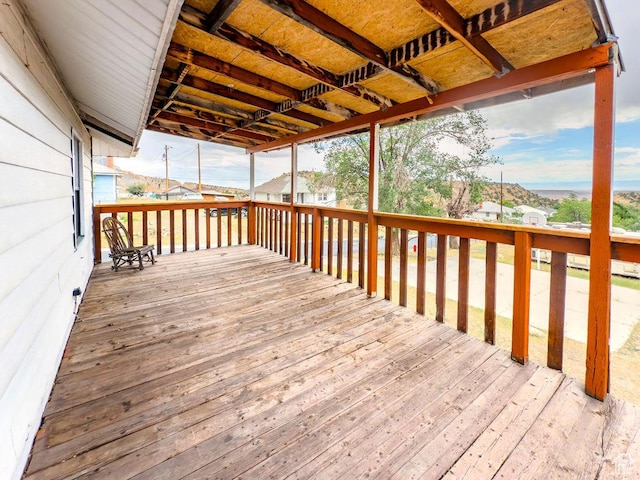 138 W 100 N, East Carbon, UT 84520 - view of wooden deck