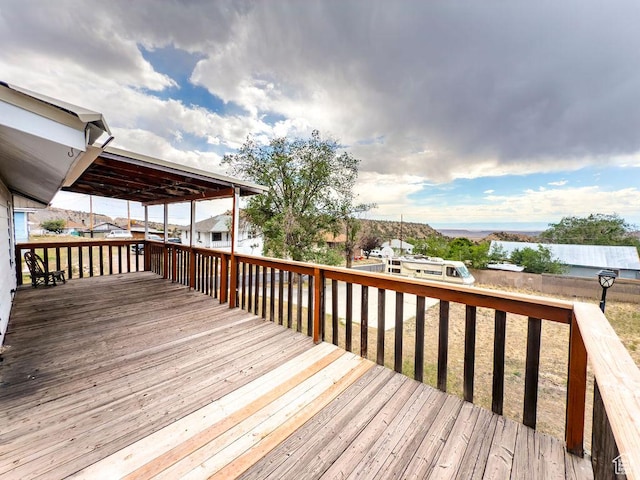 138 W 100 N, East Carbon, UT 84520 - view of wooden deck