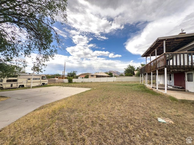 138 W 100 N, East Carbon, UT 84520 - view of yard with a wooden deck