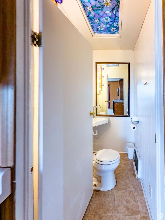 138 W 100 N, East Carbon, UT 84520 - bathroom with toilet and tile patterned floors