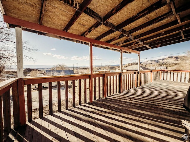 138 W 100 N, East Carbon, UT 84520 - view of wooden terrace