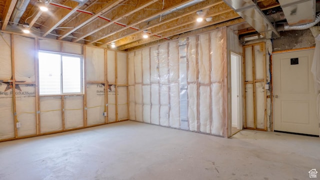 view of basement