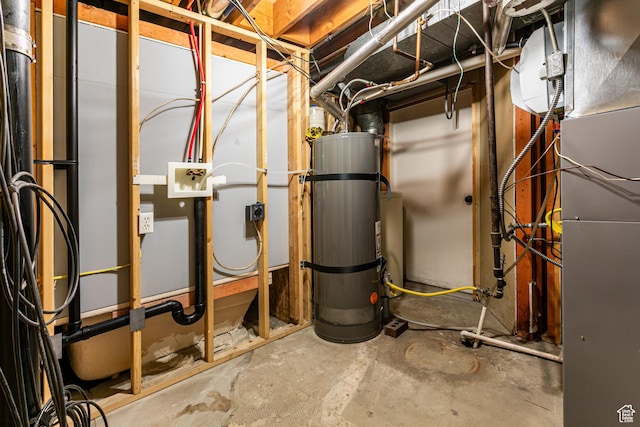 utilities featuring secured water heater