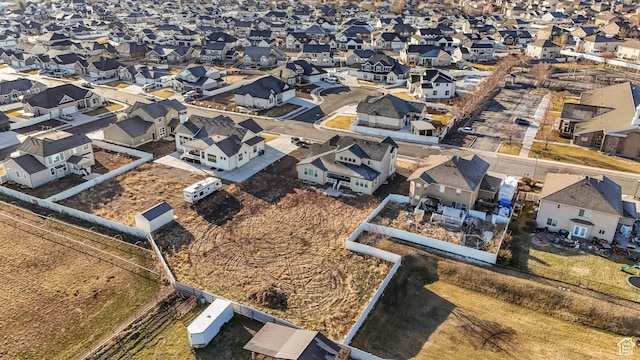 drone / aerial view featuring a residential view