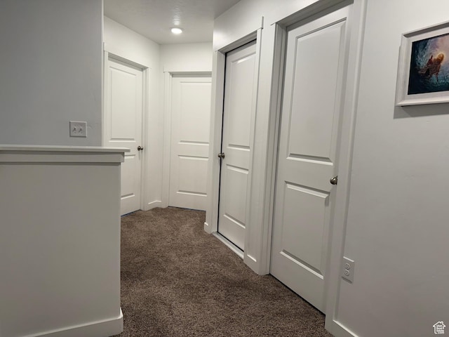 2810 N Fighting Falcon St, Layton, UT 84040 - hall featuring dark colored carpet