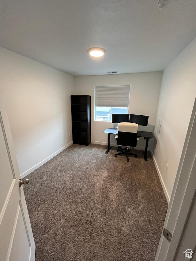 2810 N Fighting Falcon St, Layton, UT 84040 - office with visible vents, baseboards, and carpet flooring