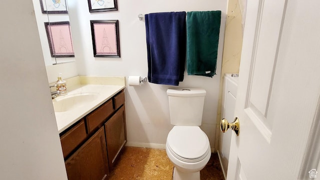 4142 S 3425 W, West Valley City, UT 84119 - bathroom featuring vanity, toilet, and baseboards