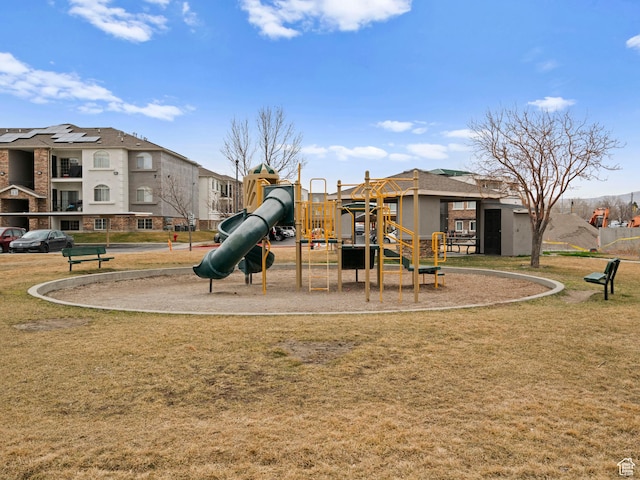 3478 S Cozy River Pl W Unit 203, West Valley City, UT 84119 - communal playground with a yard